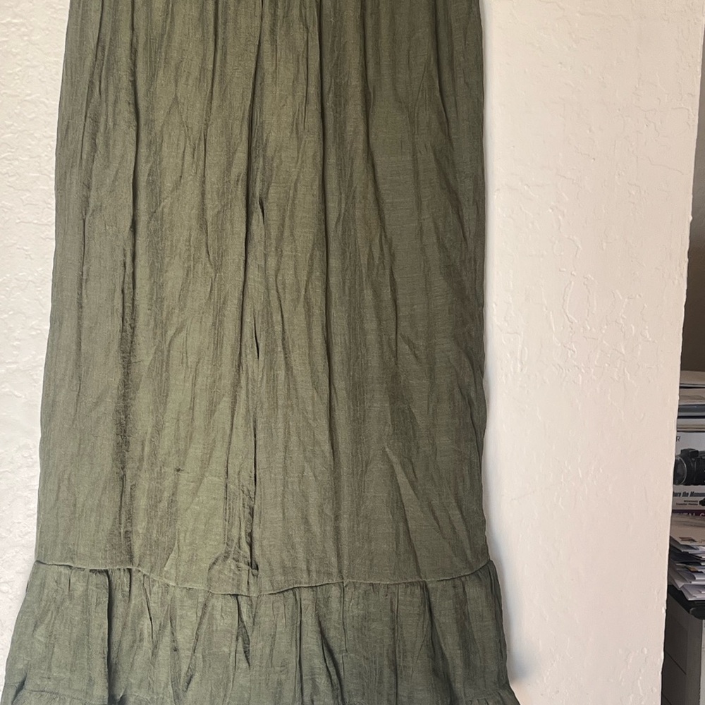 Olive Green Women's Skirt